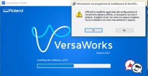 Roland VersaWorks 6 installazione parte 6